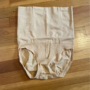 “Fashion Girl” Beige Shapewear - High Waist Brief - NWOT